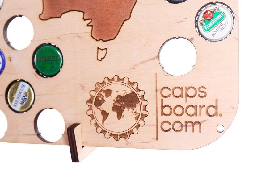 Карта мира 74,5 x 49,5 см CAPSBOARD WORLD 625002 фото