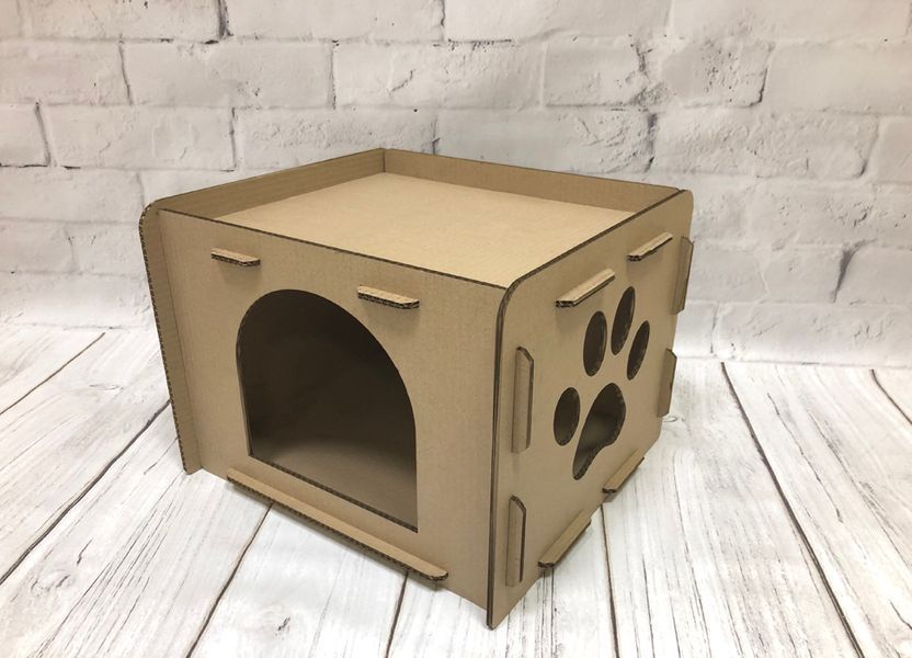 Cat house 40 x 35 x 32 cm HOUSE CAPSBOARD
