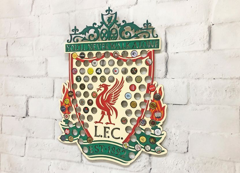Дошка для пивних кришок Liverpool FC 800002 фото