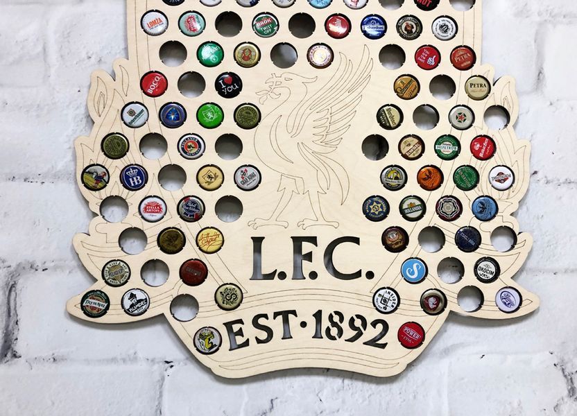 Дошка для пивних кришок Liverpool FC 800002 фото