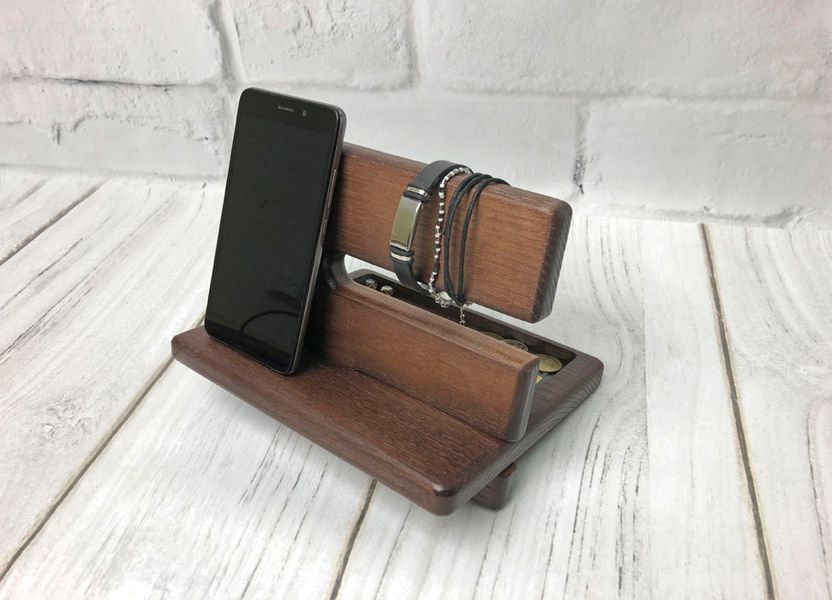 Дерев'яна підставка для телефону Wood Capsboard 650003 фото