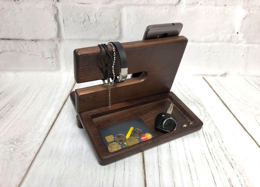 Дерев'яна підставка для телефону Wood Capsboard 650003 фото