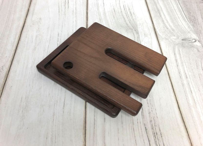 Дерев'яна підставка для телефону Wood Capsboard 650003 фото