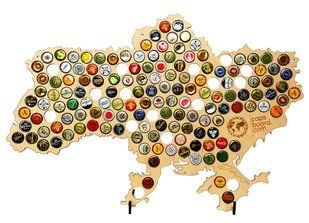 Large map of Ukraine CAPSBOARD UKRAINE BIG
