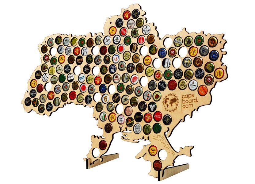 Large map of Ukraine CAPSBOARD UKRAINE BIG