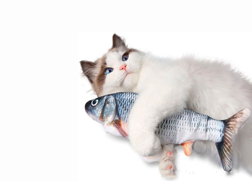 Vibrating Live Fish Cat Toy, CAPSBOARD FISH