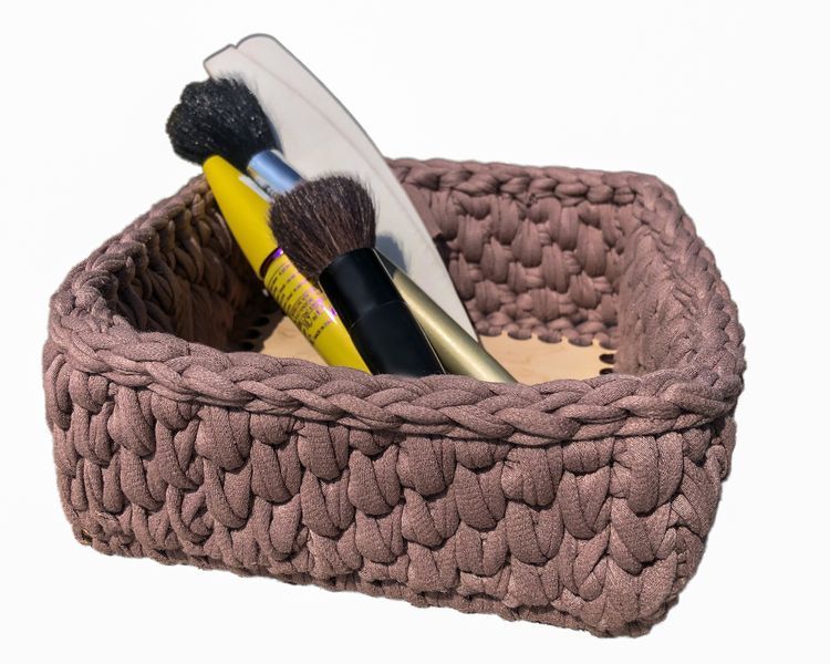 Корзина интерьерная 16 x 16 x 7 см для хранения CAPSBOARD WOOD 290000 фото