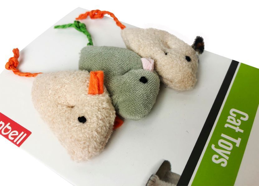 Cat toys "Mouse" 3 pcs