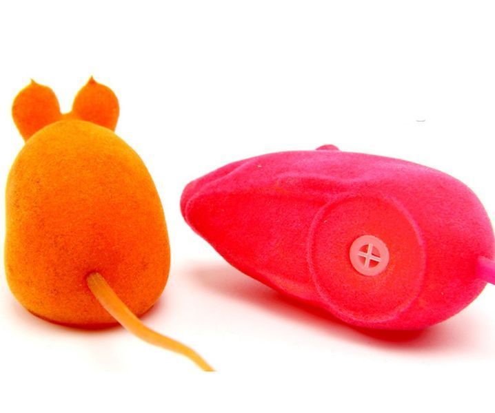 Іграшка для котів Мишка гумова з пищалкою (3 шт) CAPSBOARD CAT TOY 150000 фото