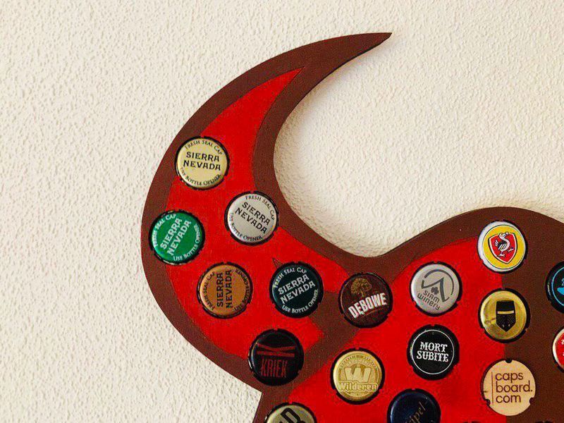 Beer Capsboard Barbarian Red