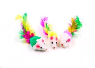 3 Plush Mouse for Cats (Capsboard Mouse)