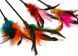 Cat toy with feathers and a bell, 60 cm, CAPSBOARD