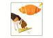 CAPSBOARD Croissant Treat Toy for Dogs