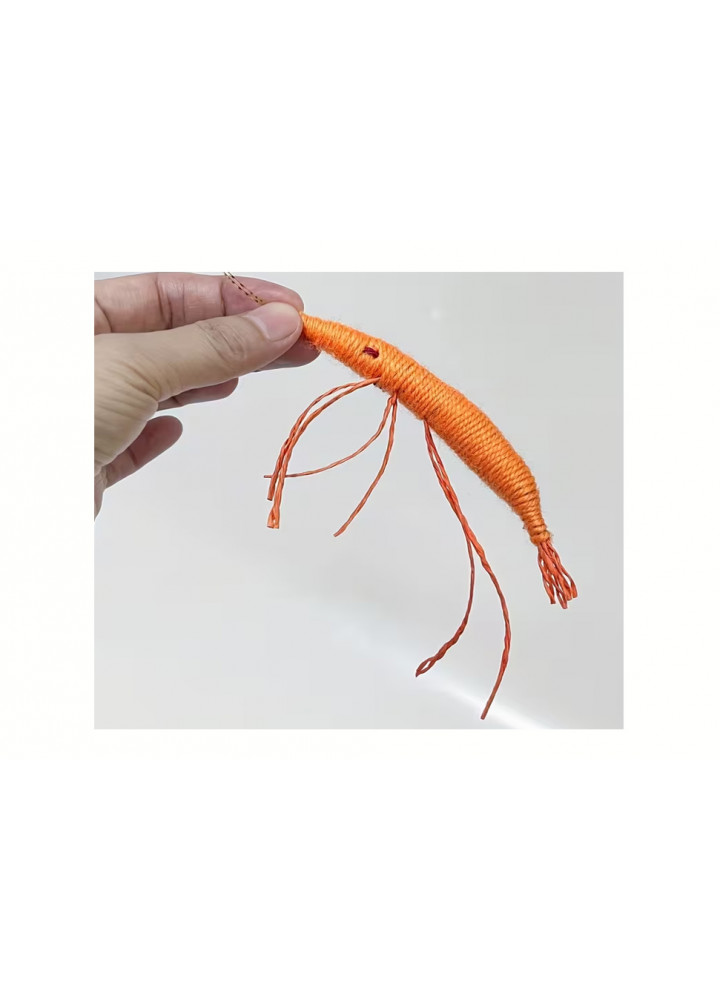 Інтерактивна іграшка для котів Креветка 2 шт