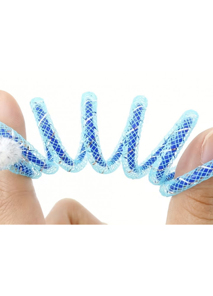 Іграшка для кота Пружинки з помпонами 4 шт CAPSBOARD 6 см