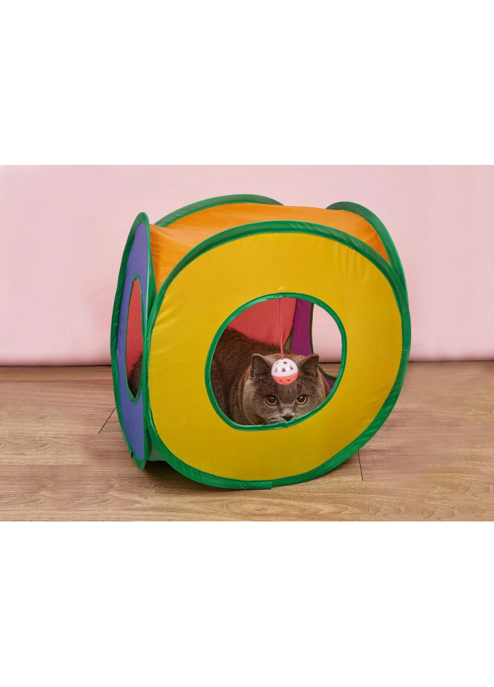 Тунель для кішок - ігровий намет CAPSBOARD 40x40 см (320003)